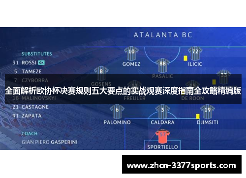 全面解析欧协杯决赛规则五大要点的实战观赛深度指南全攻略精编版
